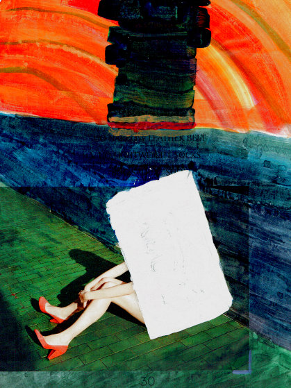 Ivory Anthropologie #21 2010 13x10 by 