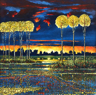 Mindful Journey 48x48 Super Huge Original Painting - Ford Smith Mindful Journey 48x48 Super Huge Original Painting - Ford Smith