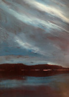 Night Shimmers 48x36 Super Huge Original Painting by Ford Smith - 0 Night Shimmers 48x36 Super Huge Original Painting by Ford Smith - 0