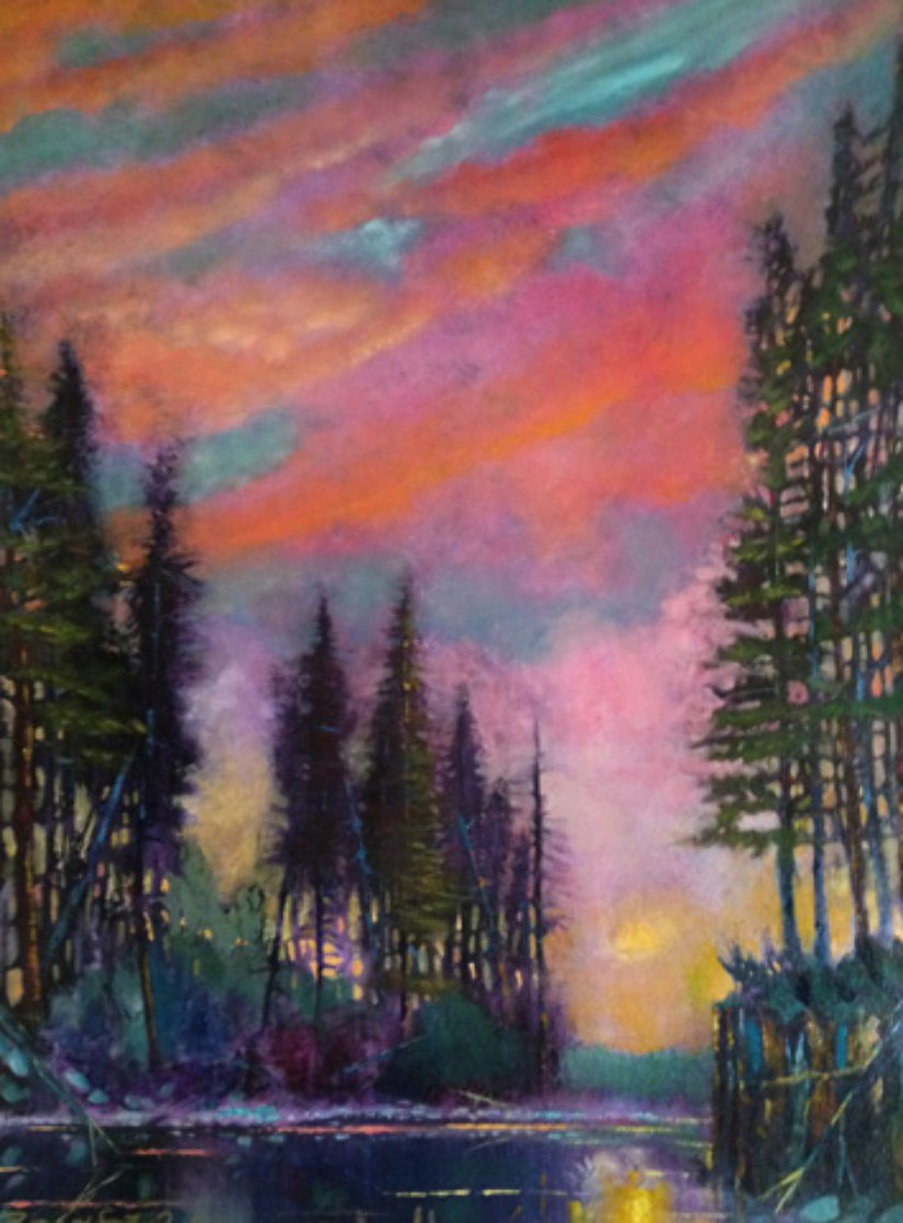 Night Shimmers 36x24 Original Painting by Ford Smith Night Shimmers 36x24 Original Painting by Ford Smith