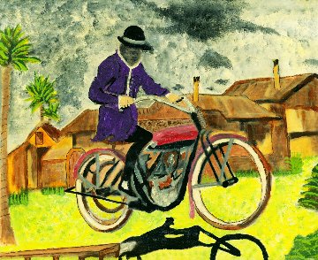 Rusty Hog 2017 24x30 Original Painting - L.J. Smith Rusty Hog 2017 24x30 Original Painting - L.J. Smith