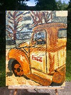 Rusty Coke Truck 2017 30x24 Original Painting by L.J. Smith - 1 Rusty Coke Truck 2017 30x24 Original Painting by L.J. Smith - 1