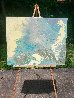 Blue Vue 2016 30x24 Original Painting by L.J. Smith - 3