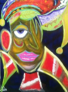 Urban Mardi Gras 2013 24x18 Original Painting - L.J. Smith Urban Mardi Gras 2013 24x18 Original Painting - L.J. Smith