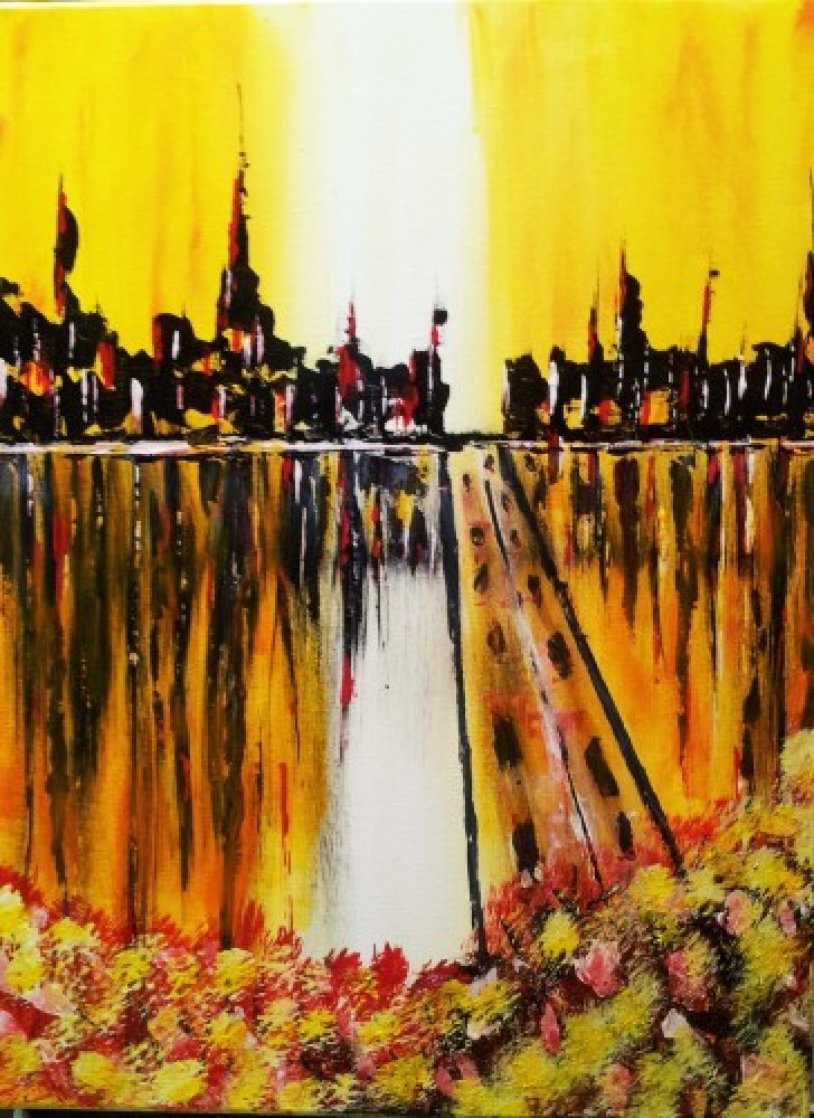 Madrid 2013 18x24 Original Painting by L.J. Smith Madrid 2013 18x24 Original Painting by L.J. Smith