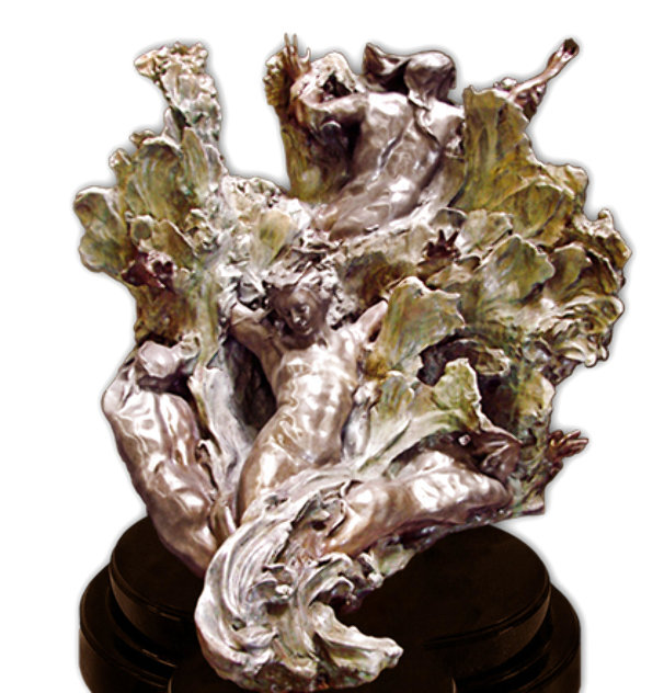 Sea Creates Bronze Sculpture 2000 56 in - Huge Sculpture by M. L. Snowden