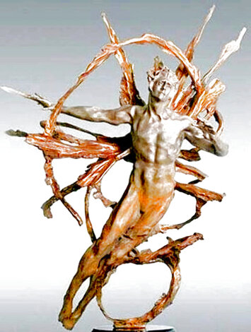 Solaris Bronze Sculpture 2006 45 in - Huge Sculpture - M. L. Snowden