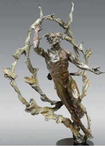 Starfire Polaris Bronze Sculpture 20 in Sculpture - M. L. Snowden