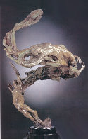 Spiral Helix Y Bronze Sculpture 50 in Sculpture by M. L. Snowden - 2 Spiral Helix Y Bronze Sculpture 50 in Sculpture by M. L. Snowden - 2