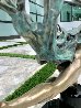 Wind Scarf Bronze Sculpture 25 in Sculpture by M. L. Snowden - 4