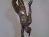 Rain Pillar Bronze Sculpture 2003 34 in Sculpture by M. L. Snowden - 2