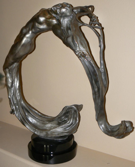 Lightwave Bronze Sculpture 2008 37 in Sculpture by M. L. Snowden Lightwave Bronze Sculpture 2008 37 in Sculpture by M. L. Snowden