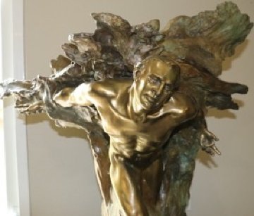 Tectonics Europe Bronze Sculpture 2003 35 in Sculpture - M. L. Snowden Tectonics Europe Bronze Sculpture 2003 35 in Sculpture - M. L. Snowden