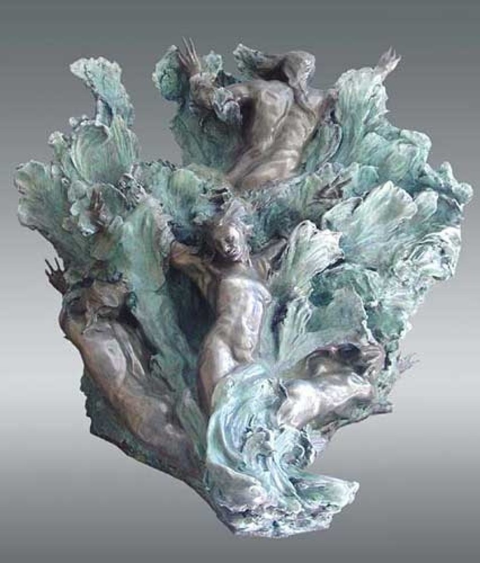 Sea Creates Bronze Sculpture 55 in  Sculpture by M. L. Snowden