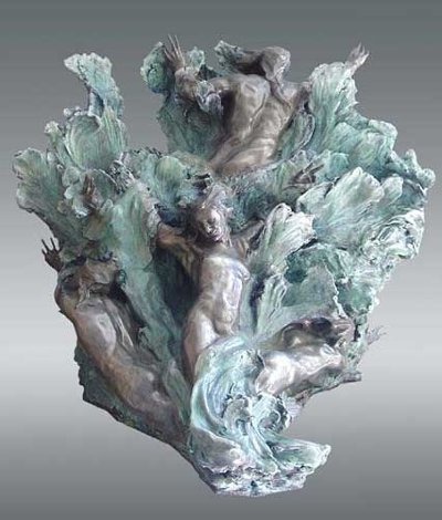 Sea Creates Bronze Sculpture 55 in Sculpture - M. L. Snowden