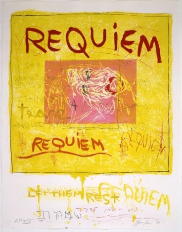 Requiem (Let Them Rest) 1998 HS Limited Edition Print - Joan Snyder
