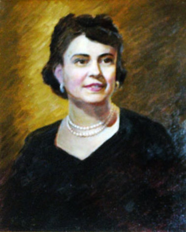 Countess Zavagovskaya 1938 27x25 Original Painting - Anatoly Sokolov