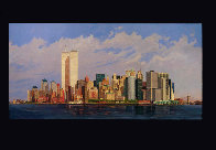 Manhattan Island 1998 40x80 New York Mural Original Painting by Robert Solotaire - 1 Manhattan Island 1998 40x80 New York Mural Original Painting by Robert Solotaire - 1