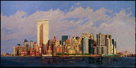 Manhattan Island 1998 40x80 New York Mural Original Painting by Robert Solotaire - 3 Manhattan Island 1998 40x80 New York Mural Original Painting by Robert Solotaire - 3