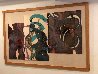 Shoulder Linocut 1992 45x71 Huge Mural Size Lithograoh Limited Edition Print by Steven Sorman - 1