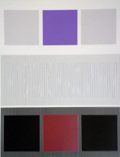 Untitled Serigraph Limited Edition Print - Jesus Rafael Soto Untitled Serigraph Limited Edition Print - Jesus Rafael Soto