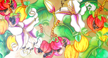 Heaven's Garden 2012 51x81 Original Painting - Luis Sottil Heaven's Garden 2012 51x81 Original Painting - Luis Sottil