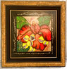 Emotions Through Color: Red Iris 2014 - Framed - Canvas Limited Edition Print by Luis Sottil - 1