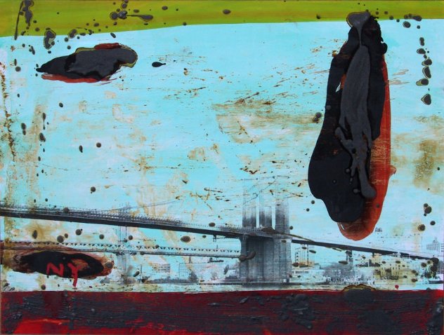 New York #0010 2015 60x80 Huge - NY Original Painting by Tony Soulie