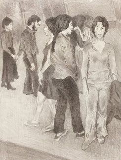 Gathering Limited Edition Print - Raphael Soyer Gathering Limited Edition Print - Raphael Soyer