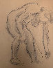 Double Sided Drawing of Nudes 1930 30x25 Drawing by Raphael Soyer - 2 Double Sided Drawing of Nudes 1930 30x25 Drawing by Raphael Soyer - 2