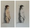 Nude Woman, Portfolio of 2 LIthograph 1980 Limited Edition Print by Raphael Soyer - 0