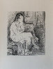 Woman in Red Stockings, Portfolio of 2 Lithographs 1979 Limited Edition Print by Raphael Soyer - 2