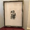 Kiss - Hand Signed Limited Edition Print by Raphael Soyer - 1