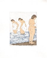 Day Bathing Limited Edition Print by Raphael Soyer - 1 Day Bathing Limited Edition Print by Raphael Soyer - 1