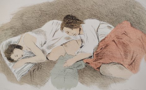 Adolescences 1971 - Teenagers Limited Edition Print - Raphael Soyer