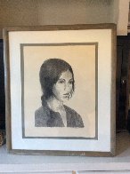 Portrait of a Girl 1980 25x21 Limited Edition Print by Raphael Soyer - 1 Portrait of a Girl 1980 25x21 Limited Edition Print by Raphael Soyer - 1