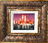 New York La Nuit - Twin Towers NYC Limited Edition Print by Victor Spahn - 1