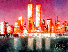 New York La Nuit - Twin Towers NYC Limited Edition Print by Victor Spahn - 0