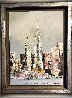 Untitled New York Cityscape 2007 32x25 Original Painting by Victor Spahn - 1