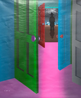 Break on Through 1992 45x40 Super Huge Original Painting - Stan Solomon Break on Through 1992 45x40 Super Huge Original Painting - Stan Solomon
