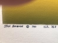 Piano Scape 1990 38x44 Super Huge Original Painting by Stan Solomon - 3 Piano Scape 1990 38x44 Super Huge Original Painting by Stan Solomon - 3