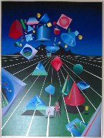 Len Scape 1985 40x30 Original Painting by Stan Solomon - 1 Len Scape 1985 40x30 Original Painting by Stan Solomon - 1