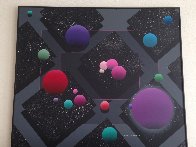 Orbs 1988 43x36 Original Painting by Stan Solomon - 2 Orbs 1988 43x36 Original Painting by Stan Solomon - 2