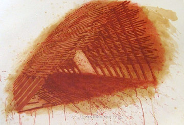 Red Encounterings 1991 Limited Edition Print - Robert Stackhouse Red Encounterings 1991 Limited Edition Print - Robert Stackhouse
