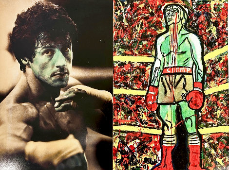 Triumph of the Champion - Huge - Boxing Limited Edition Print - Sylvester Stallone