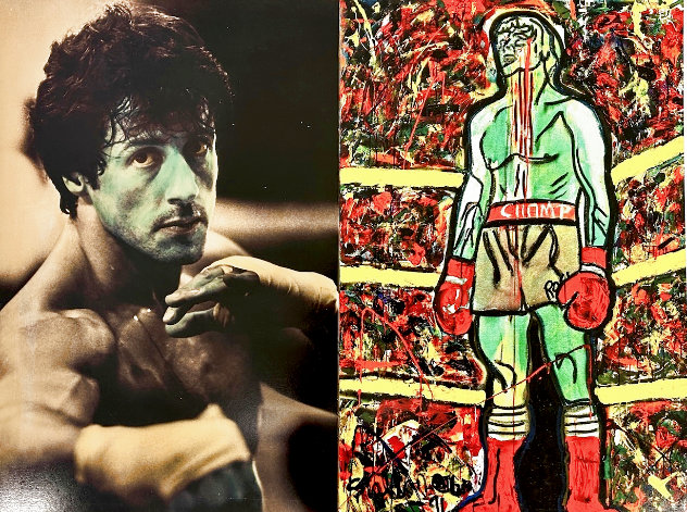 Triumph of the Champion - Huge - Boxing Limited Edition Print by Sylvester Stallone