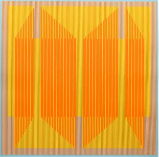 Emerging Orange 1970 Limited Edition Print - Julian Stanczak Emerging Orange 1970 Limited Edition Print - Julian Stanczak