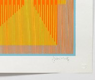 Emerging Orange 1970 Limited Edition Print by Julian Stanczak - 2