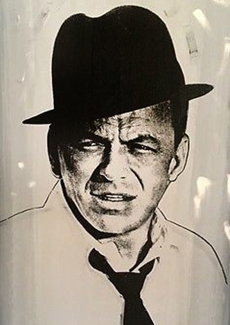 Frank Sinatra   37x31 Original Painting - John Stango