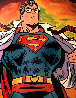 Superman 1990 57x47 Original Painting by John Stango - 0